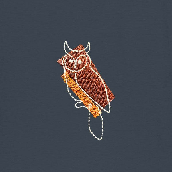 The Owl | T Shirt Unisex | India Ink Grey
