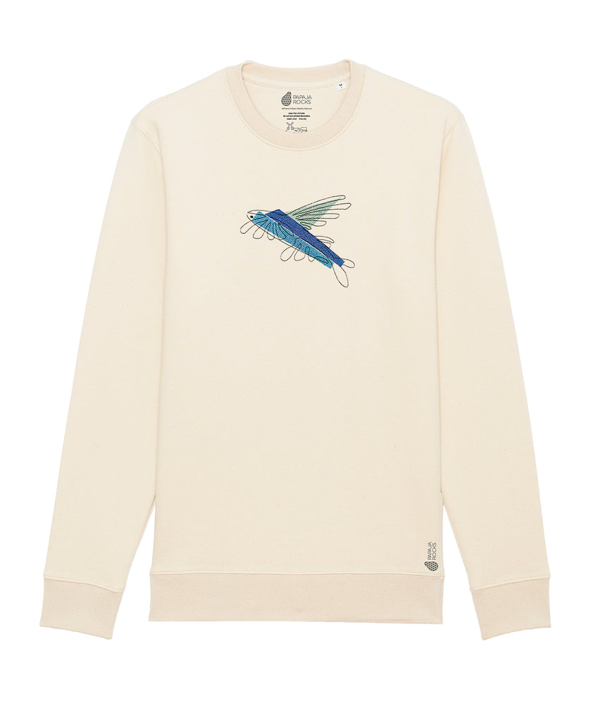 De Vliegende Vis | Sweater Unisex | Natural Raw